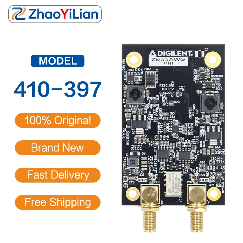 For 410‑397 ZMOD DAC 1411 SYZYGY Compatible DAC Expansion Board 14 Bit Dual Channel Data Acquisition Module