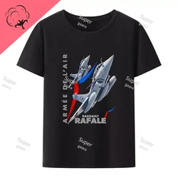 Dassault Rafale French Fighterjet Printed 100%Cotton Hot Sale O-neck Streetwear Clothing Short Sleeve Tee Summer Hipster T Shirt