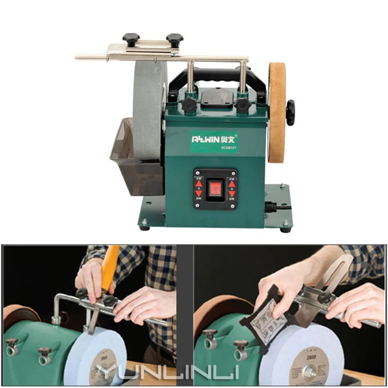 Water Cooled Sharpening Machine 10 Inch Bench Grinder Multifunctional Belt Grinding Polishing Tool Sanding Machine