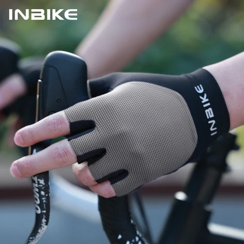 INBIKE 2025 guantes de ciclismo de verano para hombres guantes de bicicleta transpirables acolchados absorbentes de golpes guantes de montar en bicicleta de montaña de carretera MTB