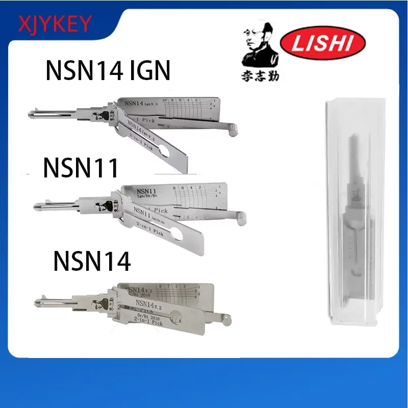 2in1 lishi 2 in 1 NSN11 NSN14 ign ignition NSN14 key reader NSN14R LOCKSMITH tool