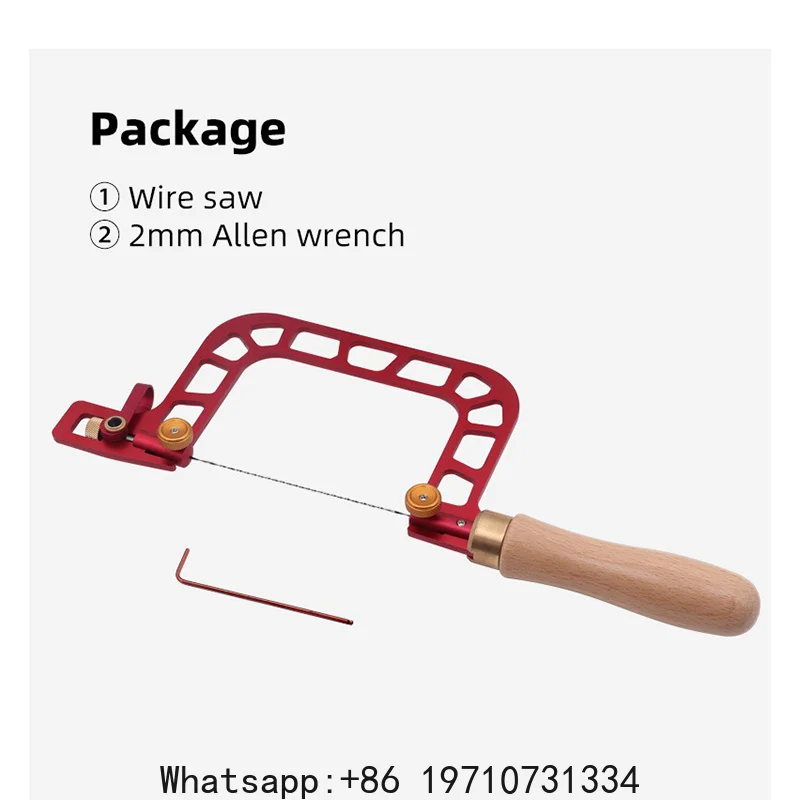 Coping Cutting Sawfor with Diamond Jigsaws Wire Frame Fret Saw for Jade Stone Ceramic Wood PVC