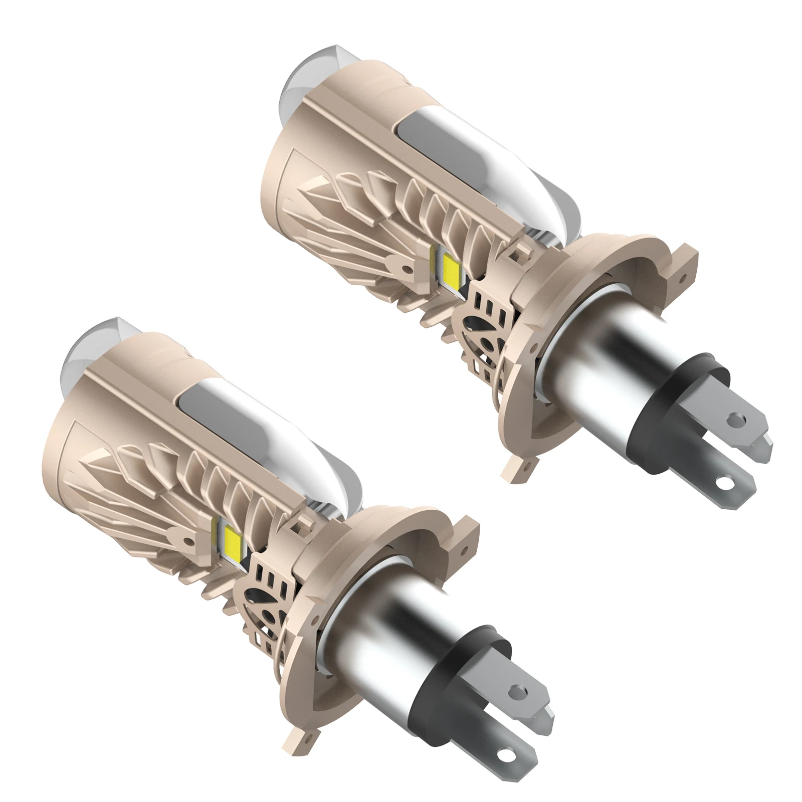 

2pcs 120W 9003/H4 12000LM LED Headlight Bulbs Cut-off Line Mini Projector Lens EMC Canbus Hi/Lo Beam Retrofits 6000K