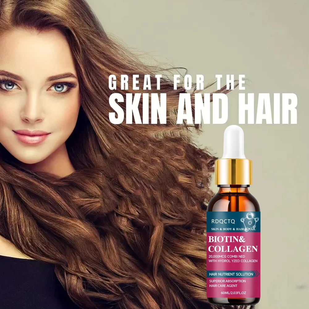 

Biotin & Collagen Hair Serum for Nourishment | Lightweight Formula with Hyaluronic Acid | Daily Hair Care for All Hair Types