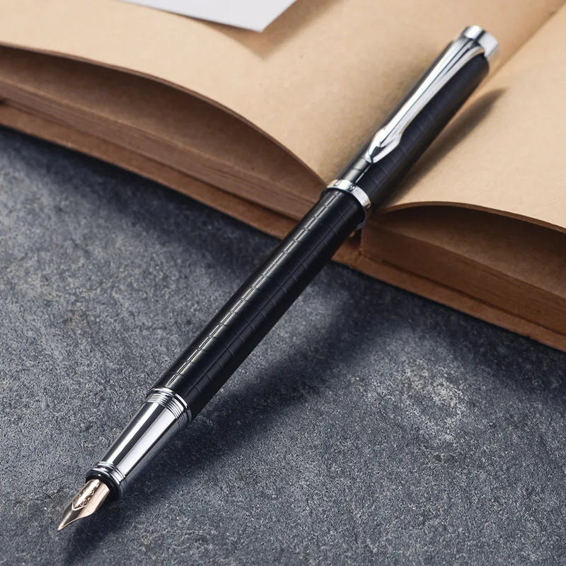 Hero H700 Gold Fountain Pen 10K 0.5F Nib Lightweight Pen Travel Business Fine Stationery for Students Majoring Calligraphy Art