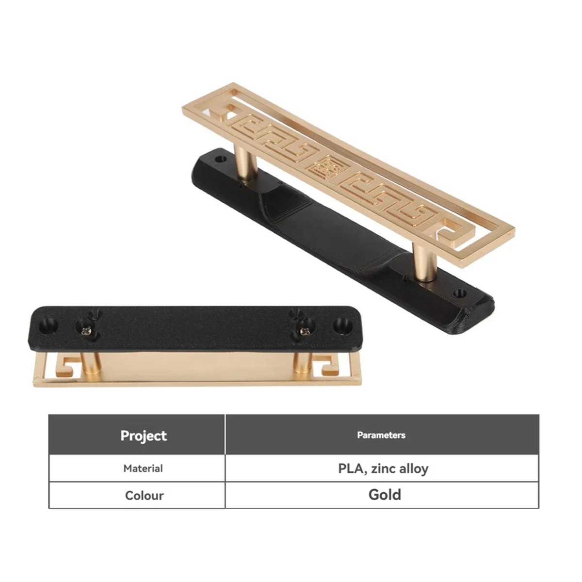 AA98 For H2D 3D Printer Accessories Machine Door Handle Switch Handle Upgrade Metal Version Switch Door Handle