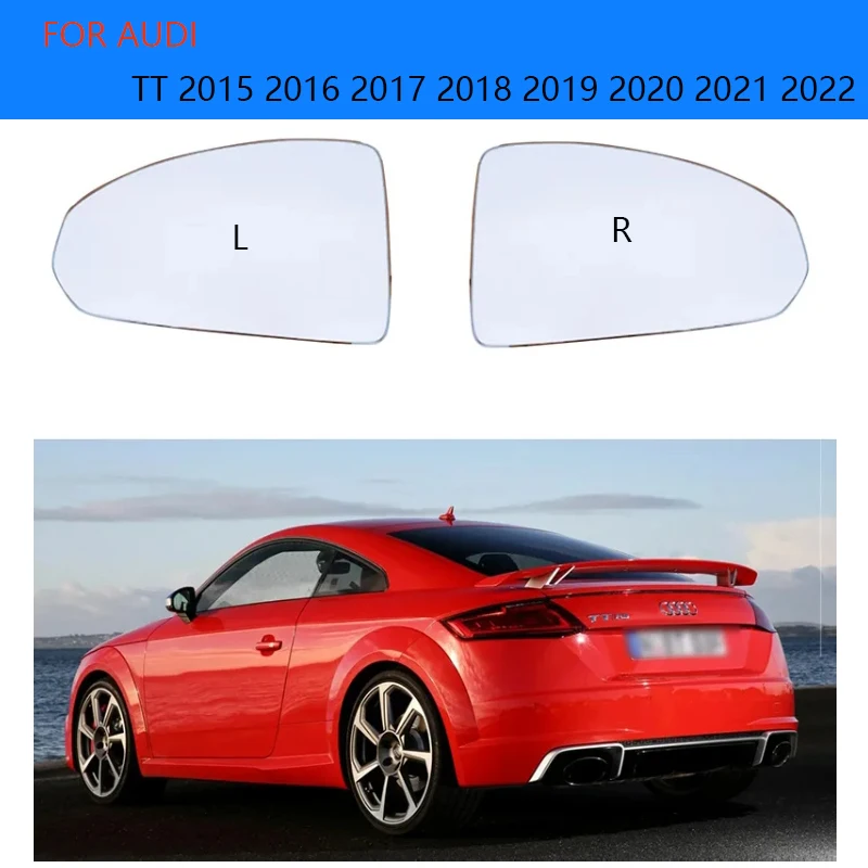 

Car wide angle heated mirror glass for AUDI TT 2015 2016 2017 2018 2019 2020 2021 2022