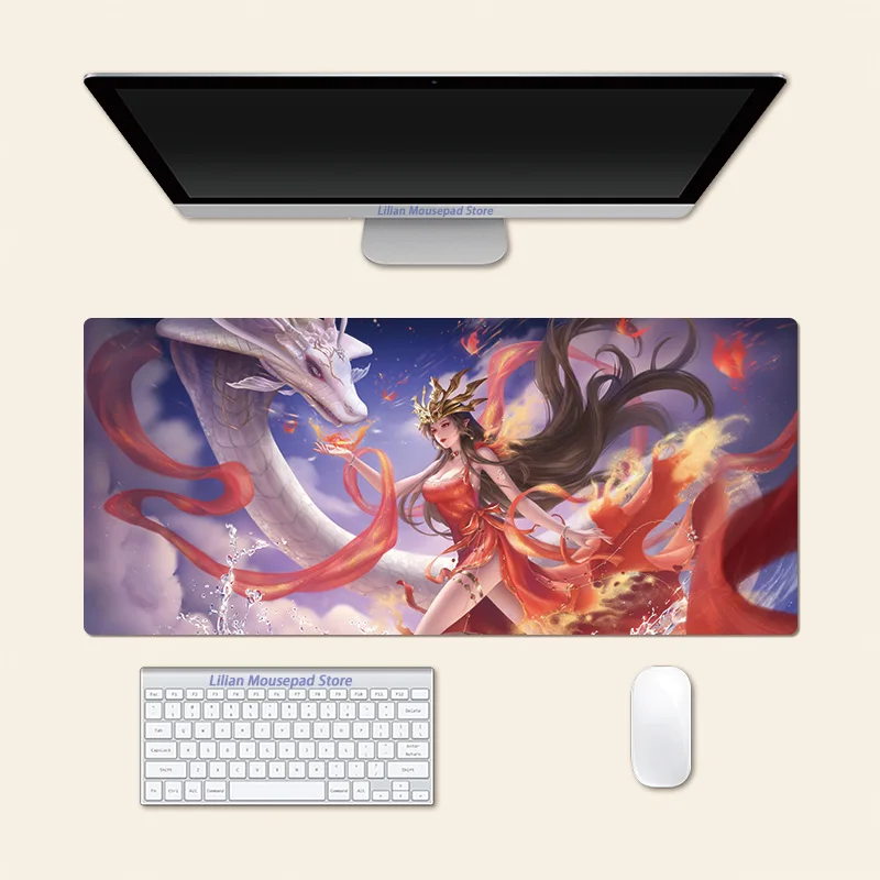 Cai Lin Doupo Cangqiong Anime Large Mouse Pad Battle Through the Heavens PlayMat Office Mousepad Game Creative Desk Gaming Mat