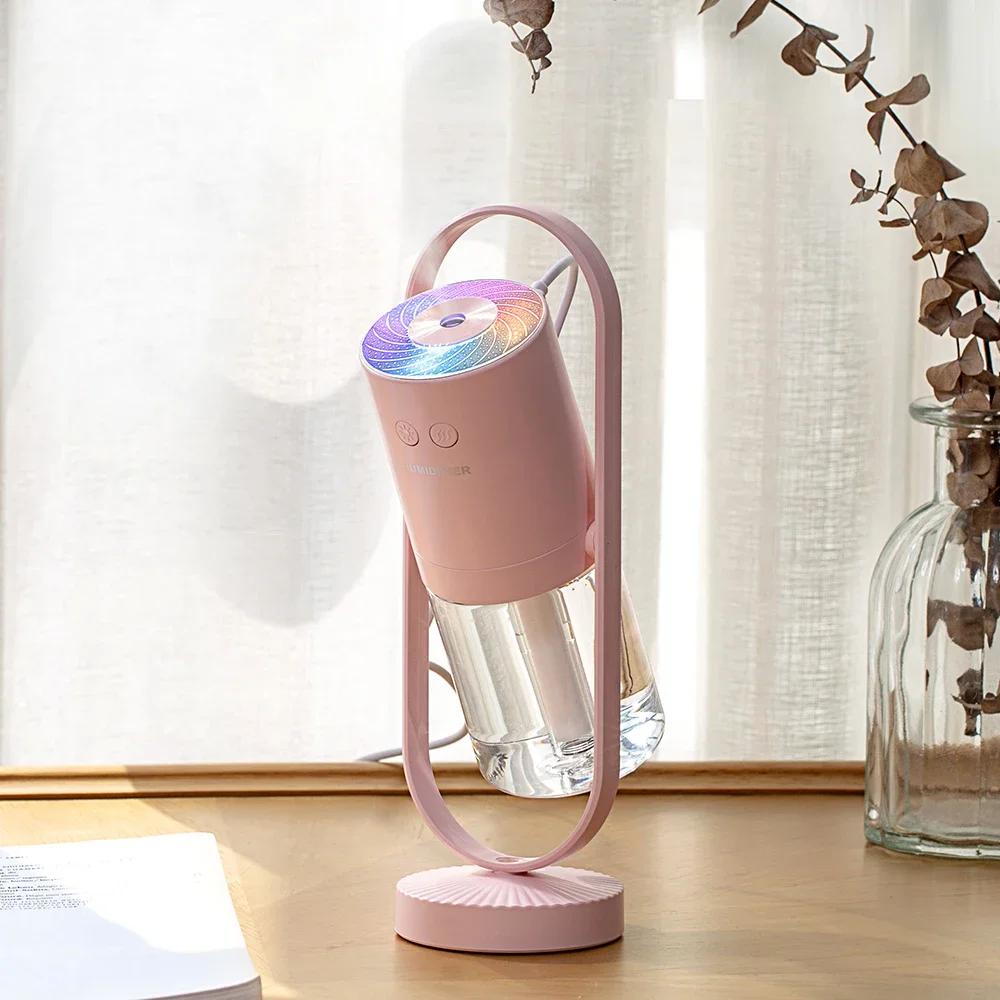 Humidificador de aire Xiaomi, atomizador de luz nocturna con carga USB, humidificador de 200ml