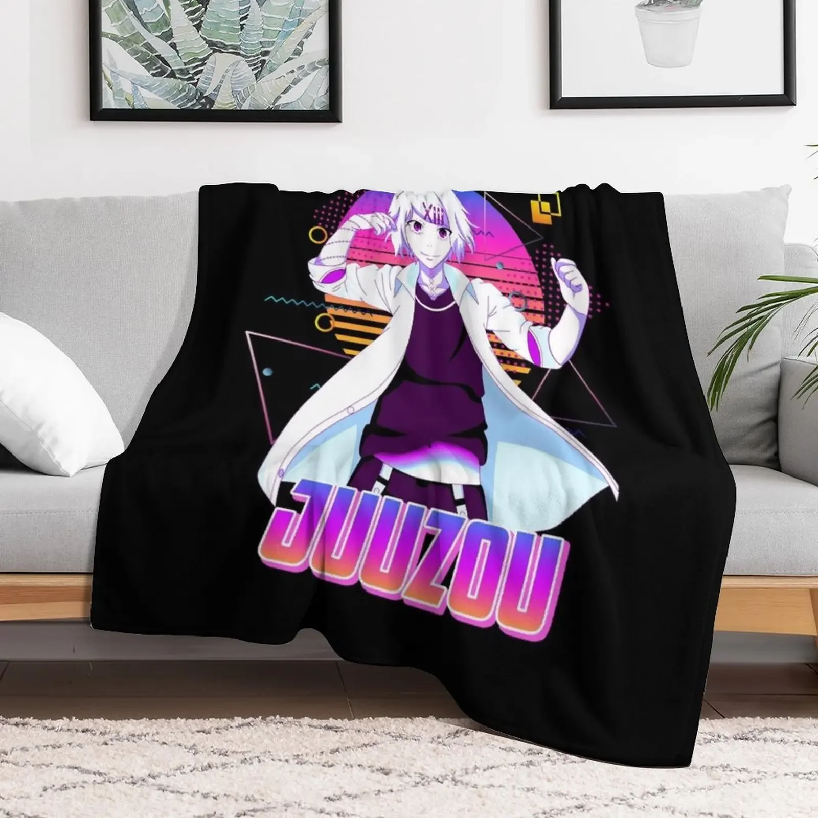 Juuzou Suzuya - Retro Art Throw Blanket Fashion Sofas Polar Plaid Blankets