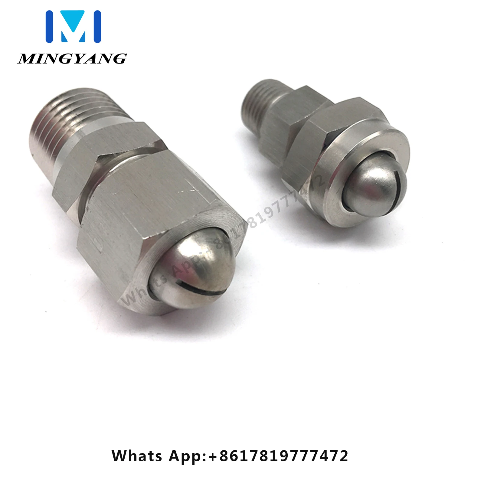 Stainless Steel Unijet Air Or Steam Flat Spray Nozzle 3/8