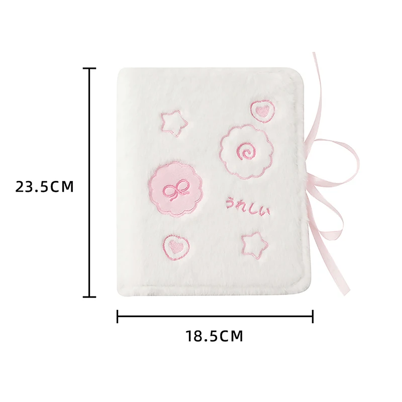 A5 3/5/7inch Small Card Storage Plush Photo Album Binder Photocard Collection Books Loose-leaf Photocard Holder