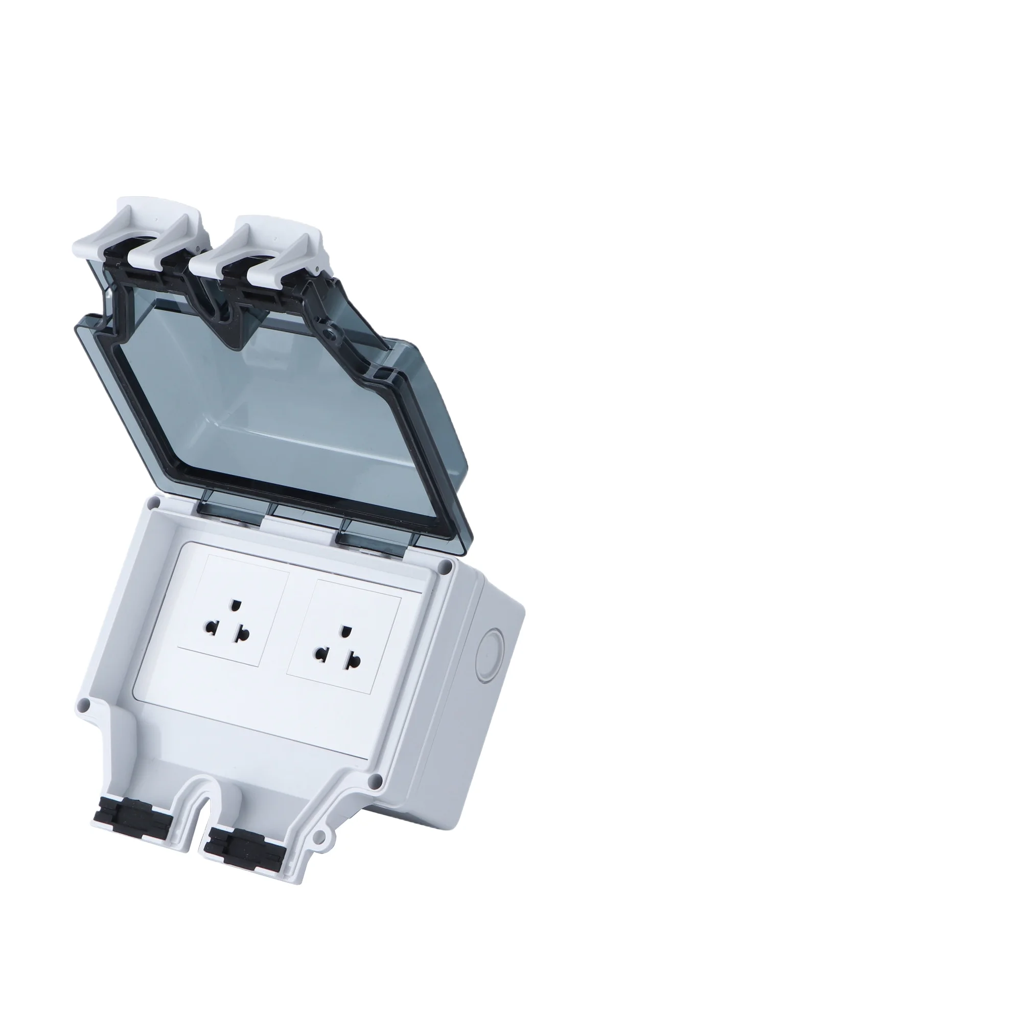 1 التبديل 2 المقبس في الهواء الطلق الجدار التبديل المقبس الطقس الغبار برهان 16A تصنيف الحالي الأمريكي القياسية CN التوصيل Compatie WiFi #6