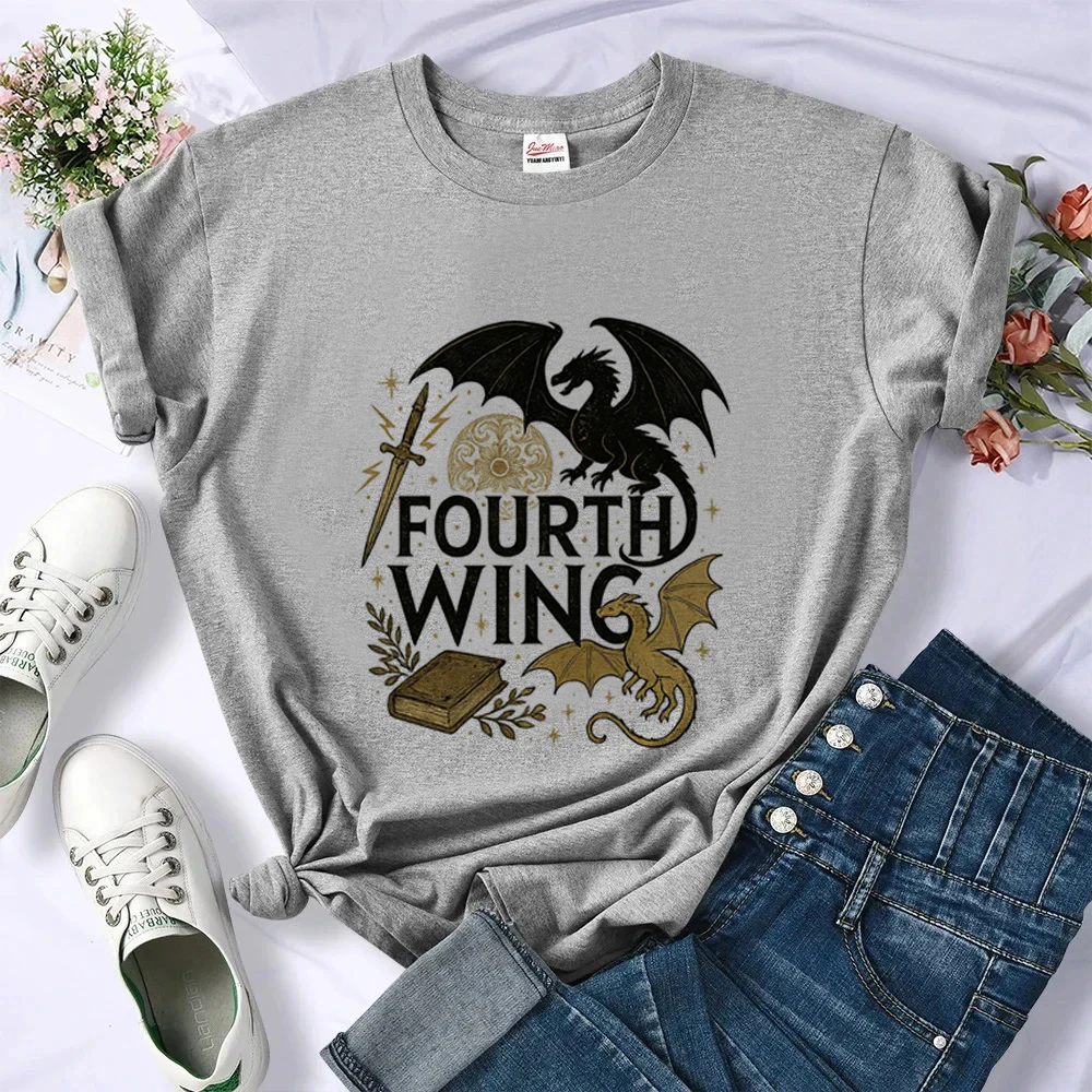 Fourth Wing shirt femme kawaii clearance sales japan Retro alternative  t-shirt cheap gyaru party