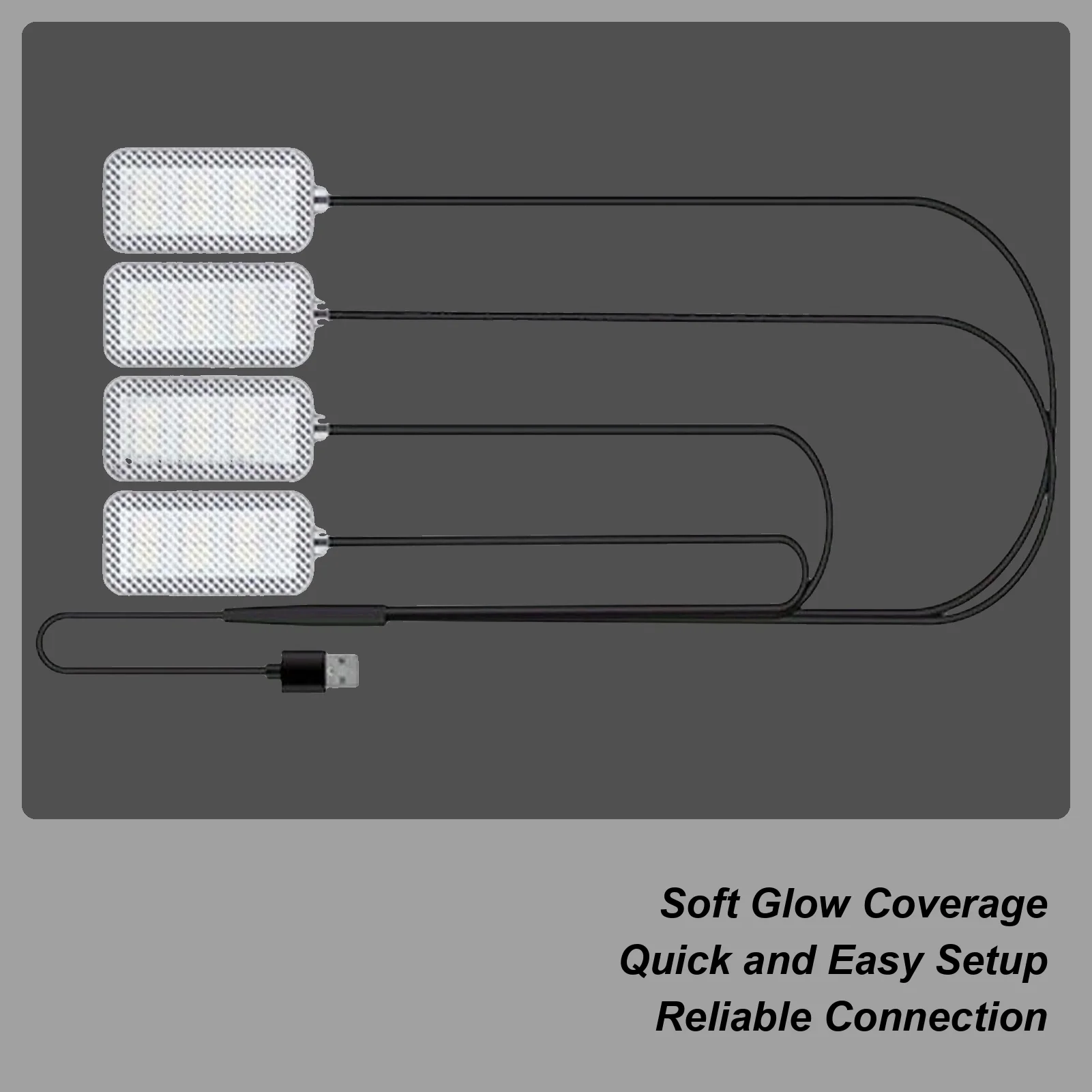 

Car Ambient Lighting Music Rhythm Lamp With USB Port LED Car Lights For Truck SUV Tractor Trailer