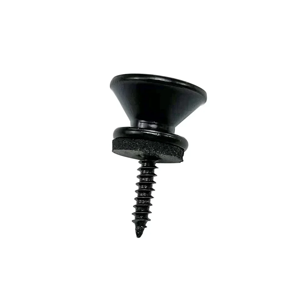 2 ピース/ロット金属ギターボタンエレクトリックベースストラップロックペグ金属エンドウクレレバックルロックピンギターアクセサリーマルチカラー