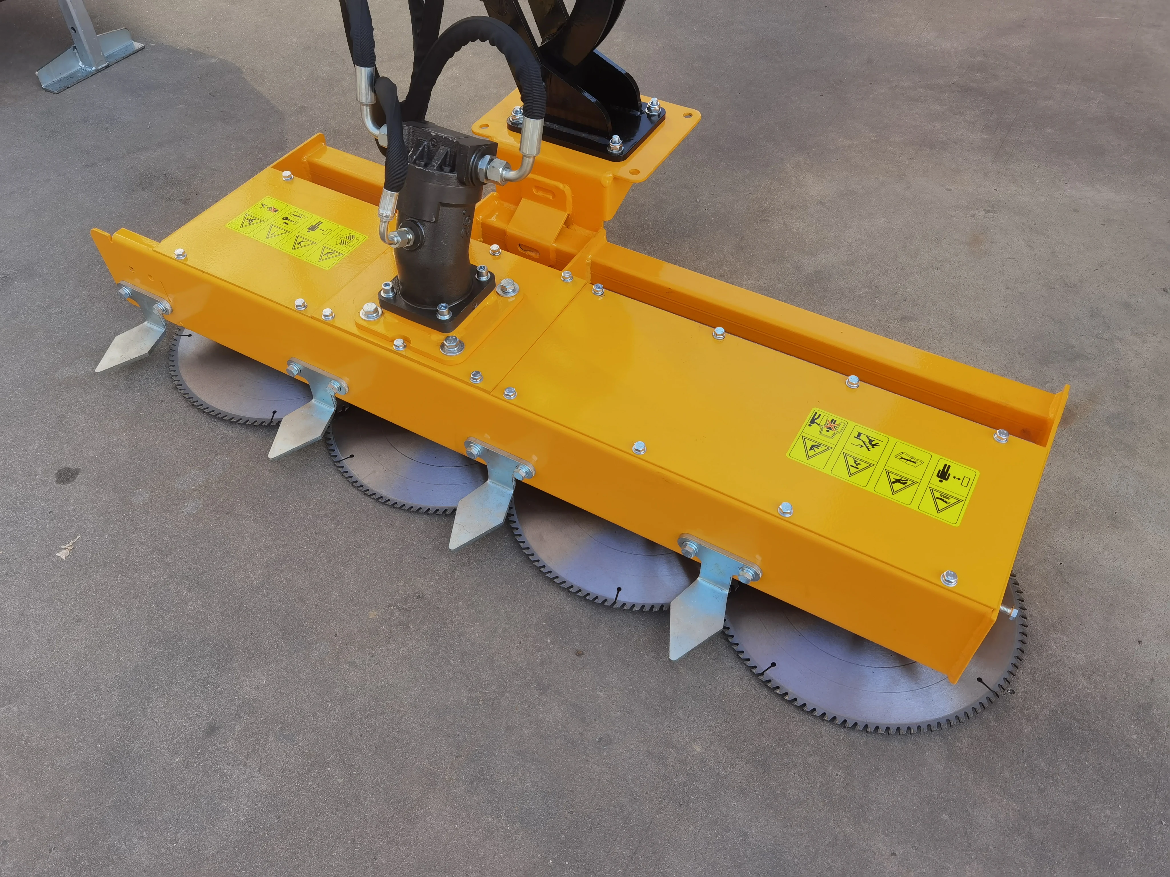 Cortasetos/desbrozadora de árbol montada en Tractor hidráulico, herramienta de jardín multifunción