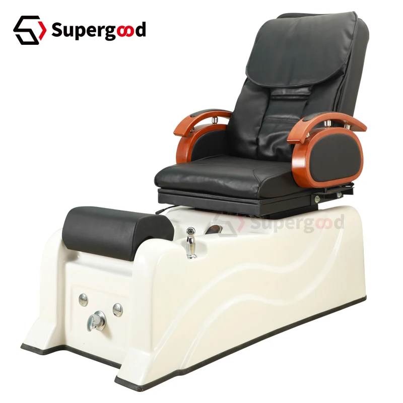 

Factory Customized Luxury Electric Massage Nail Art Foot Massage Foot Repair Chair With Glass Bowl Accessories Pedicure Chair