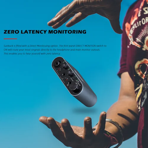 Imagen 2 del producto BOMGE BMG-11S USB Focusrite Sally Solo Audio Interface Mixer de 24 bits/192 kHz Tarjeta de sonido profesional y amplificador de auriculares de monitoreo para computadoras de grabación en vivo