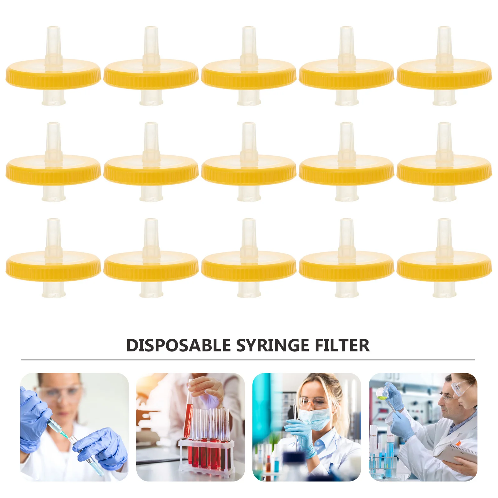 25 Pcs Filter Needles Syringe Filters Equipment Filtration Green Membrane