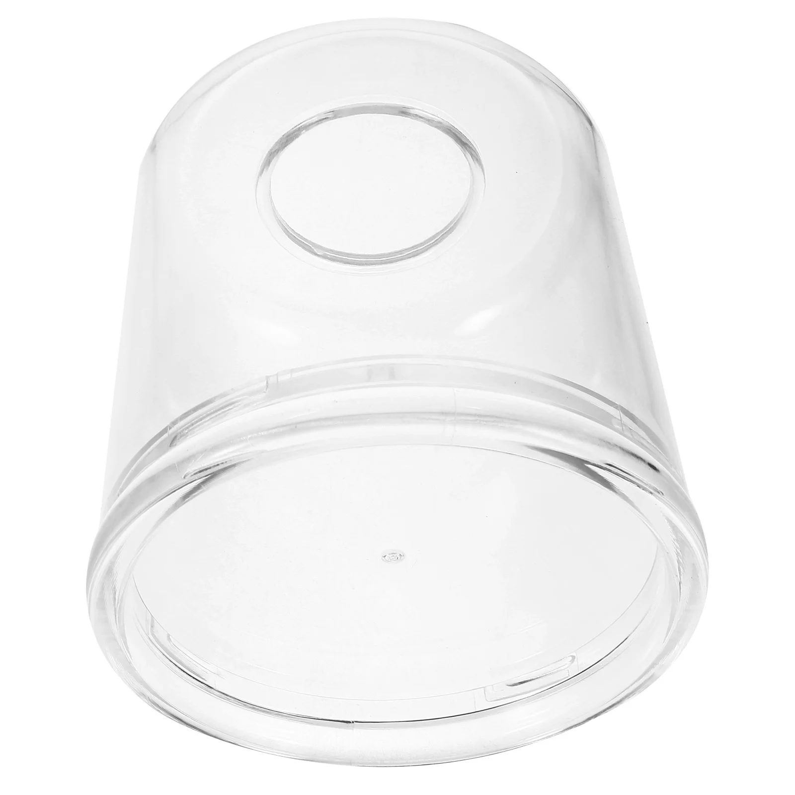 

Acrylic Round Tissue Box Compact Design Roll Paper Holder for Desk Bathroom Living Room Storage Transparent Toilet Paper