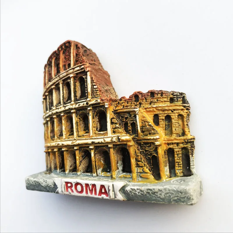 Italie Fridge Magnets Italy Rome Sicilia Siena Florence Colosseo Tourism Refrigerator Magnets Souvenir Home Kitchen Decoration