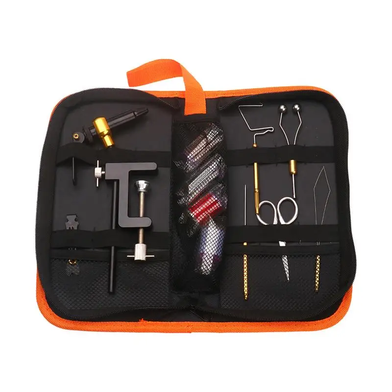 Fly Fishing Lure Making Kit Portable Metal Tools Kit For Lure Making Multifunctional Sturdy Lure Making Kit For Fly Fishing With