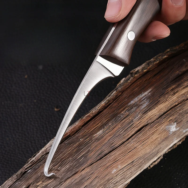 Cuchillo de gancho de acero in - Woodworking Manufacturing reseña y precio