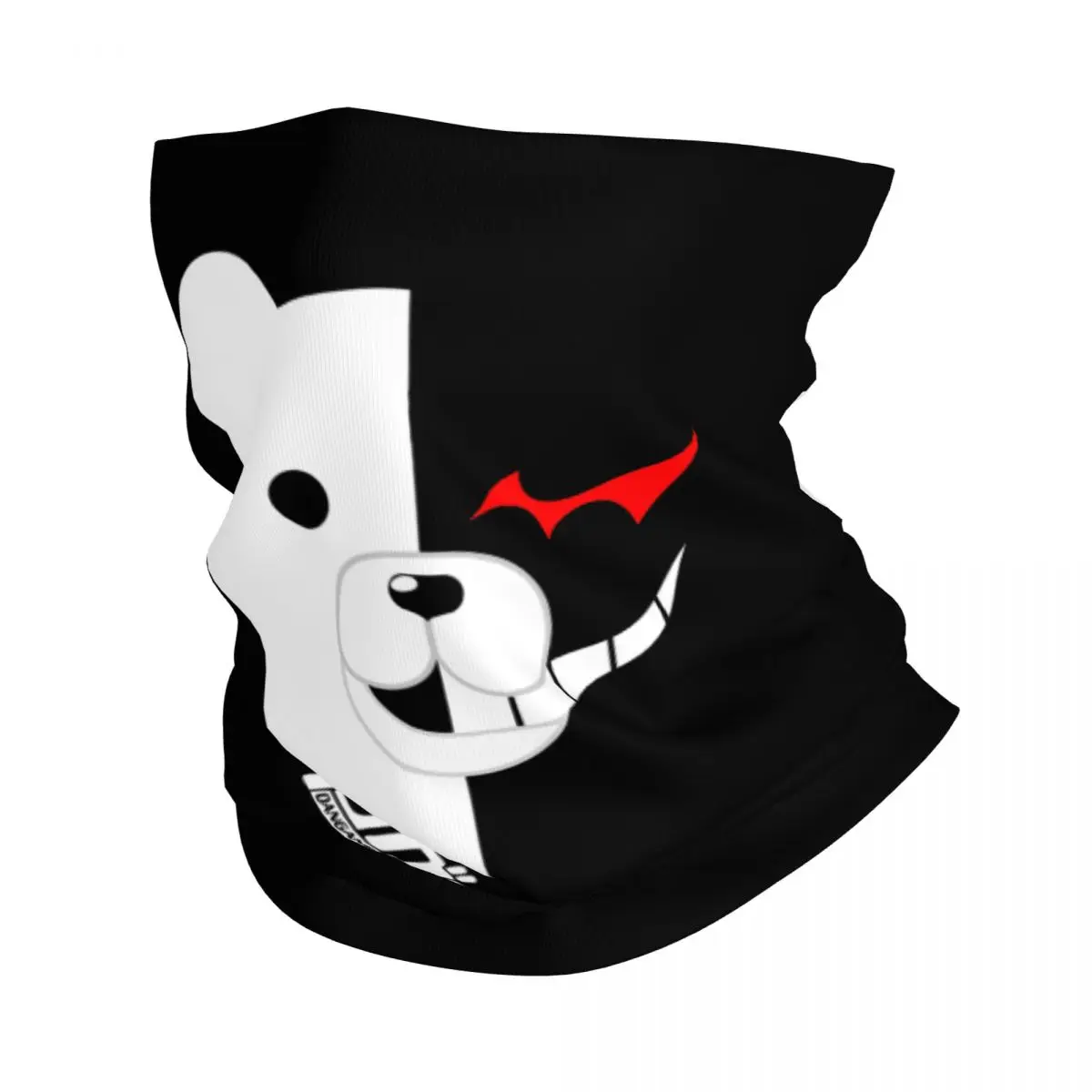 

Danganronpa Monokuma Bandana Neck Cover Anime Manga Bear Balaclavas Mask Scarf Warm Headwear Running for Men Women Adult