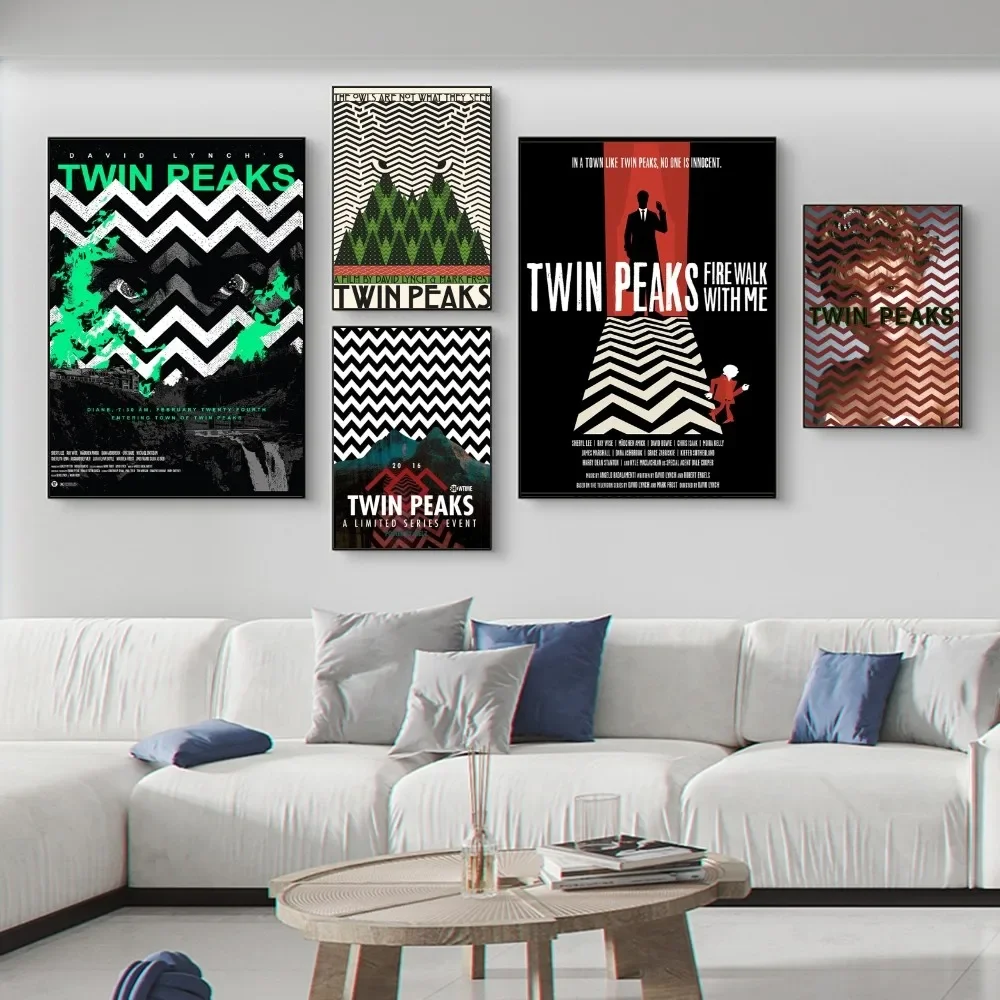 Twin Peaks TV Series Poster Modern Wall Art Print Painting Bedroom Study Studio Living Room Cafe Decoration