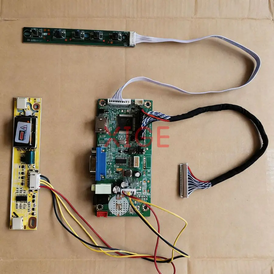 

Плата привода контроллера монитора подходит для M190MWW4 HT190WG3 LM190WX1 LTM190BT03 HDMI + VGA LVDS 30-контактный 1440*900 2-CCFL 1440x900 DIY Kit