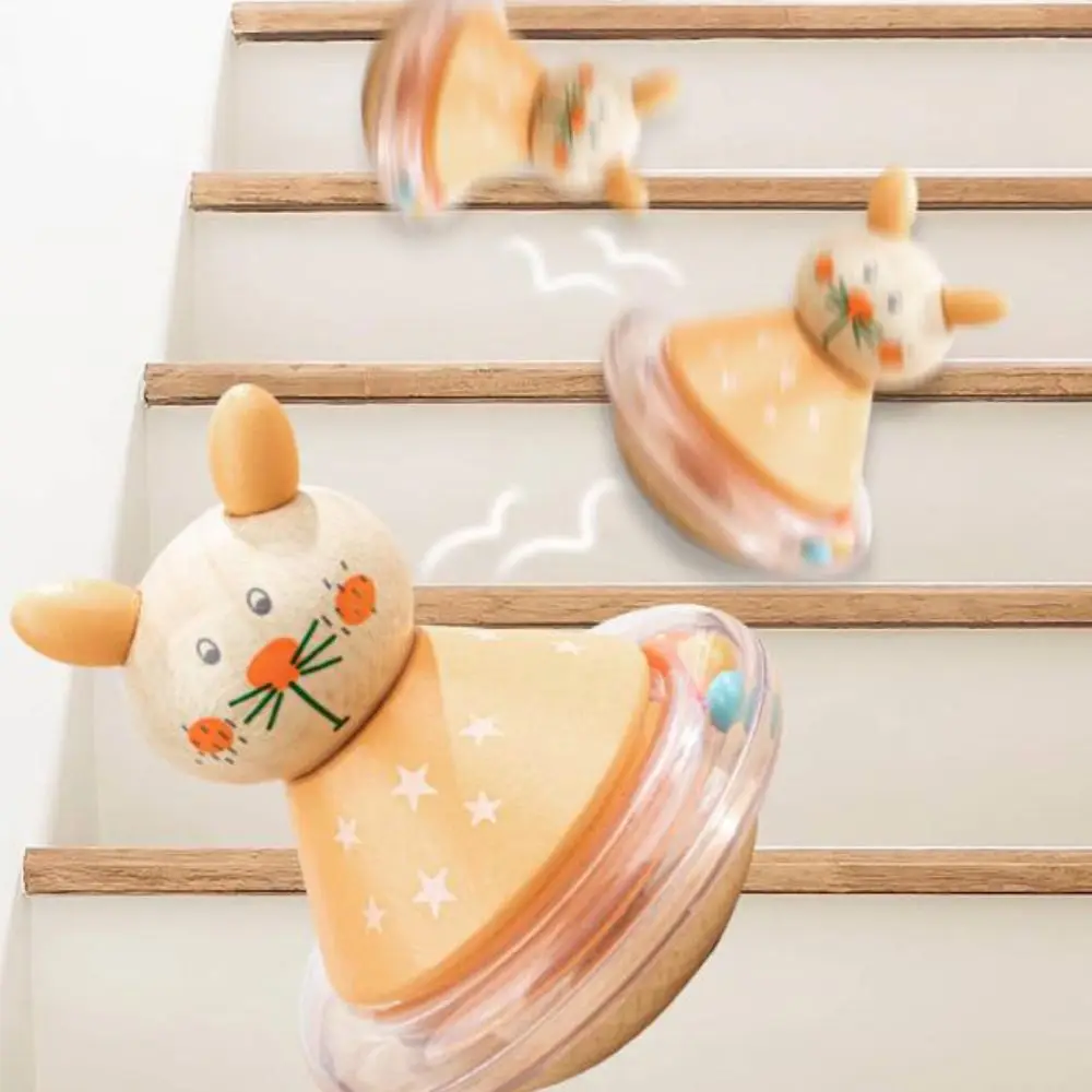 Leuke ambachten houten tuimelaar pop handgemaakte speelgoedpop kleine beer schommelspeelgoedcollectie mini olifant tuimelaar speelgoed verjaardag