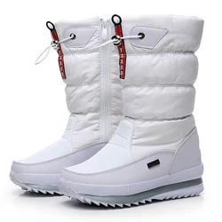 Frauen Schnee Stiefel Plattform Winter Stiefel Dicken Plüsch Wasserdicht Nicht-slip Stiefel Mode Frauen Winter Schuhe Warme Pelz Botas mujer