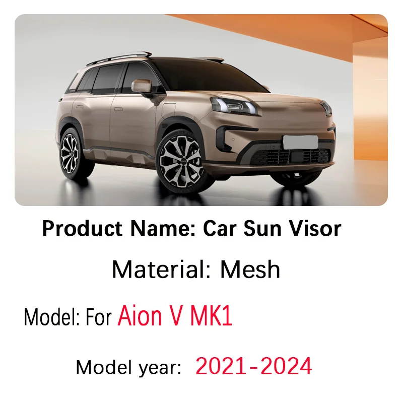 Car Mesh Shade For Aion V MK1 2021 2022 2023 2024 Window Sunshade Sunscreen Auto Accessorie Privacy Curtains Sun Visor Mosquito