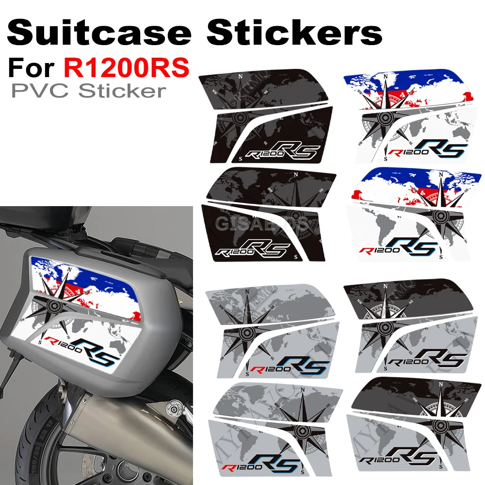 

For BMW R1200RS R 1200 RS R1200 Motorcycle Fairing Fender Trunk Luggage Protector Cases Stickers Decals