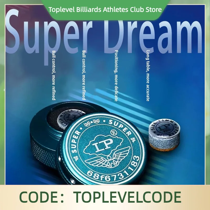 

Original LP Billiards Pool Cue Super Dream Tip,Technology Gasket,Pool Cue Stick Tip,Professional Durable Billiard Accessories