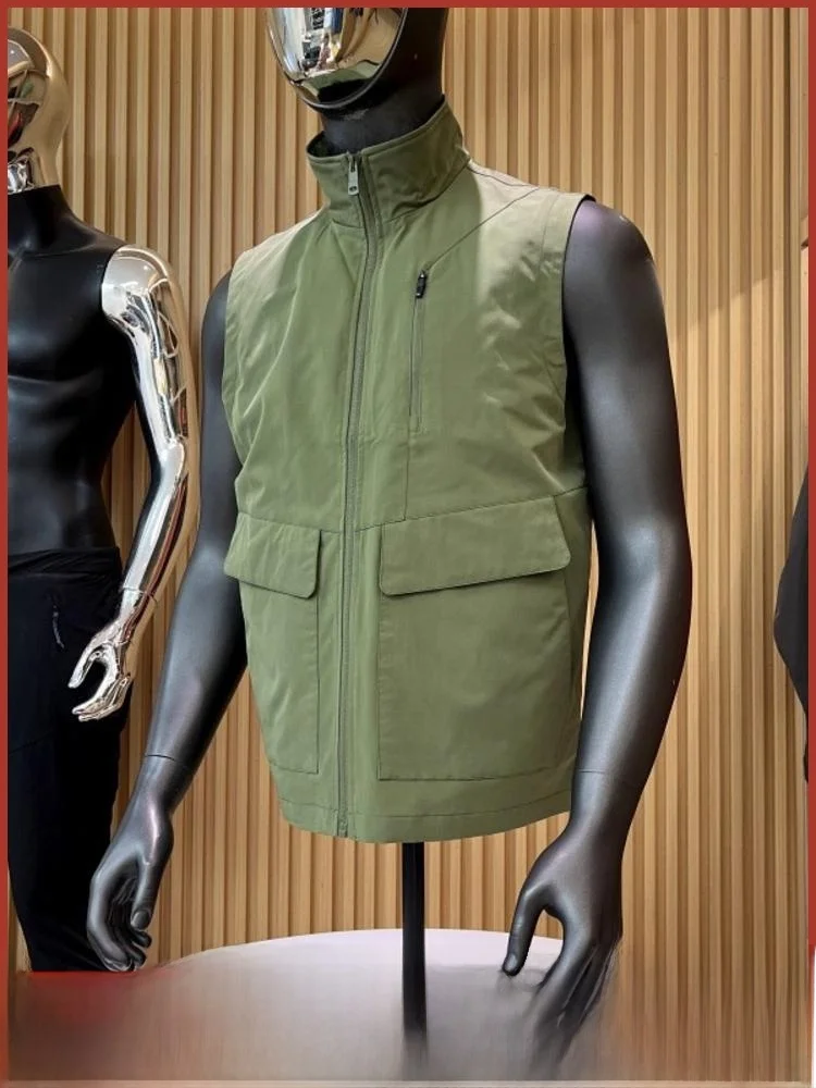 

Мужская рабочая одежда с несколькими карманами для улицы, тюнер, подставка на молнии, украшенная полиэфирным волокном, молодежная осенняя одежда, новые поступления