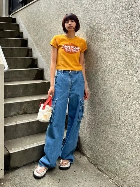 

Versatile High Waist Wide Leg Jeans Star Home M Brand Authentic No Replacement Zipper Workwear Suitable for 25-29 Years Old W...