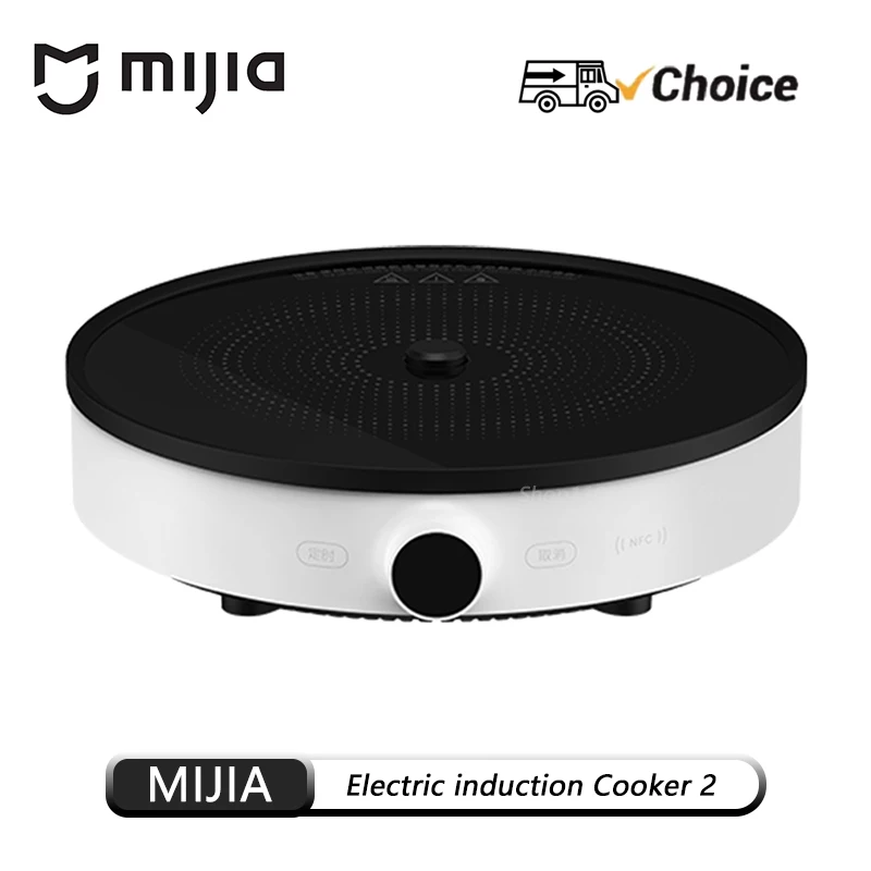 

OG MIJIA Induction Cooker 2 For Home 2100W 99 Gears Power Adjustable Low Power Continuous Heating OLED Screen Kitchen Cooker
