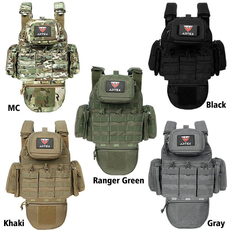 Artex Nieuwe Multi-Functionele Outdoor Hoge Sterkte Low-Wear Waterdichte Molle Systeem Breidt Modulair Tactisch Vest Jacht Vest