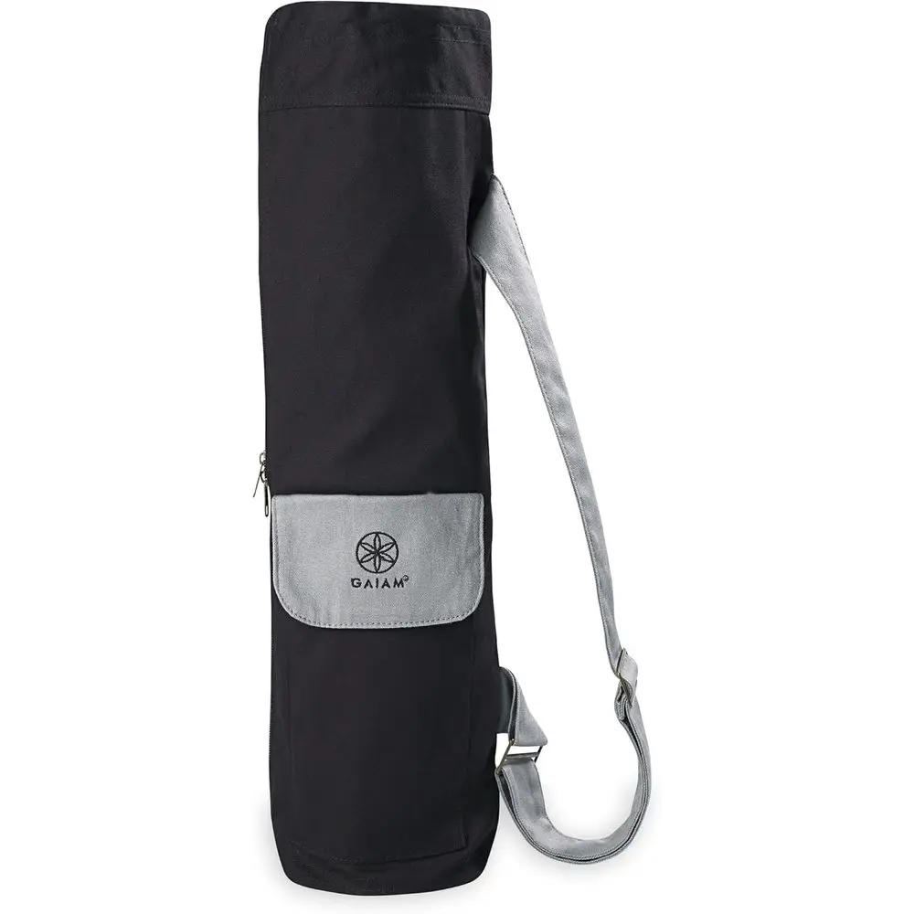 

Full-Zipper Yoga Mat Bag with Adjustable Strap, Pockets for Accessories, Stylish and Functional Carrier for Men & Women