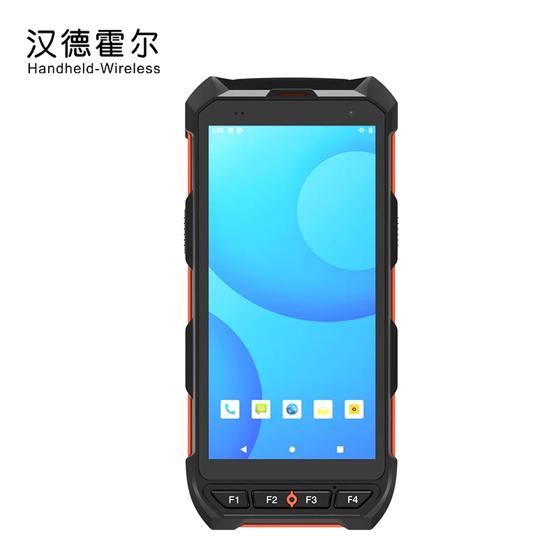 Android 13 RFID HF 13.56mHz Handheld PDA Reader And 125K Frequency Reader For IC Mifare Card And Cabinet Lock Tags