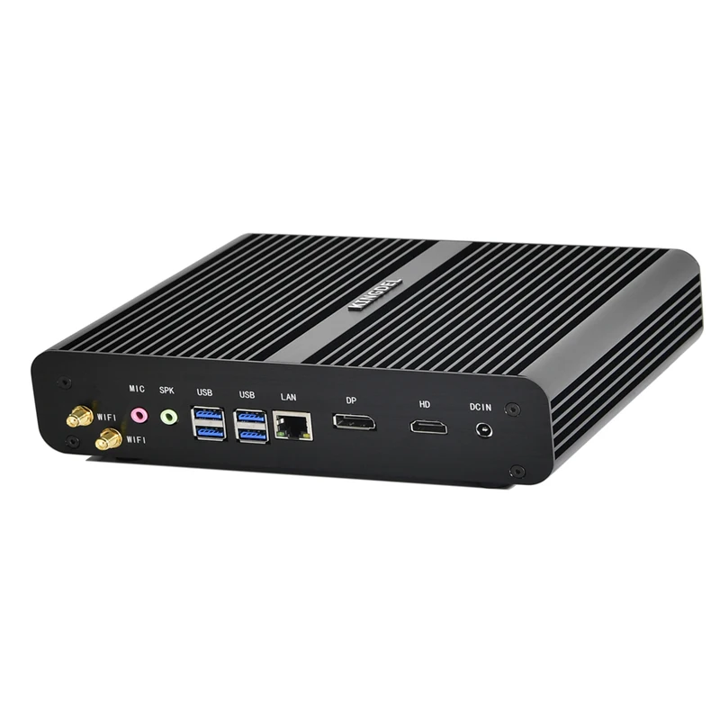 Mini PC Intel Core i7 10710U 10810U i7 1165G7 1195G7 8565U ordenador de escritorio para juegos sin ventilador 2 x DDR4 8 x USB M.2 PCIe de décima generación