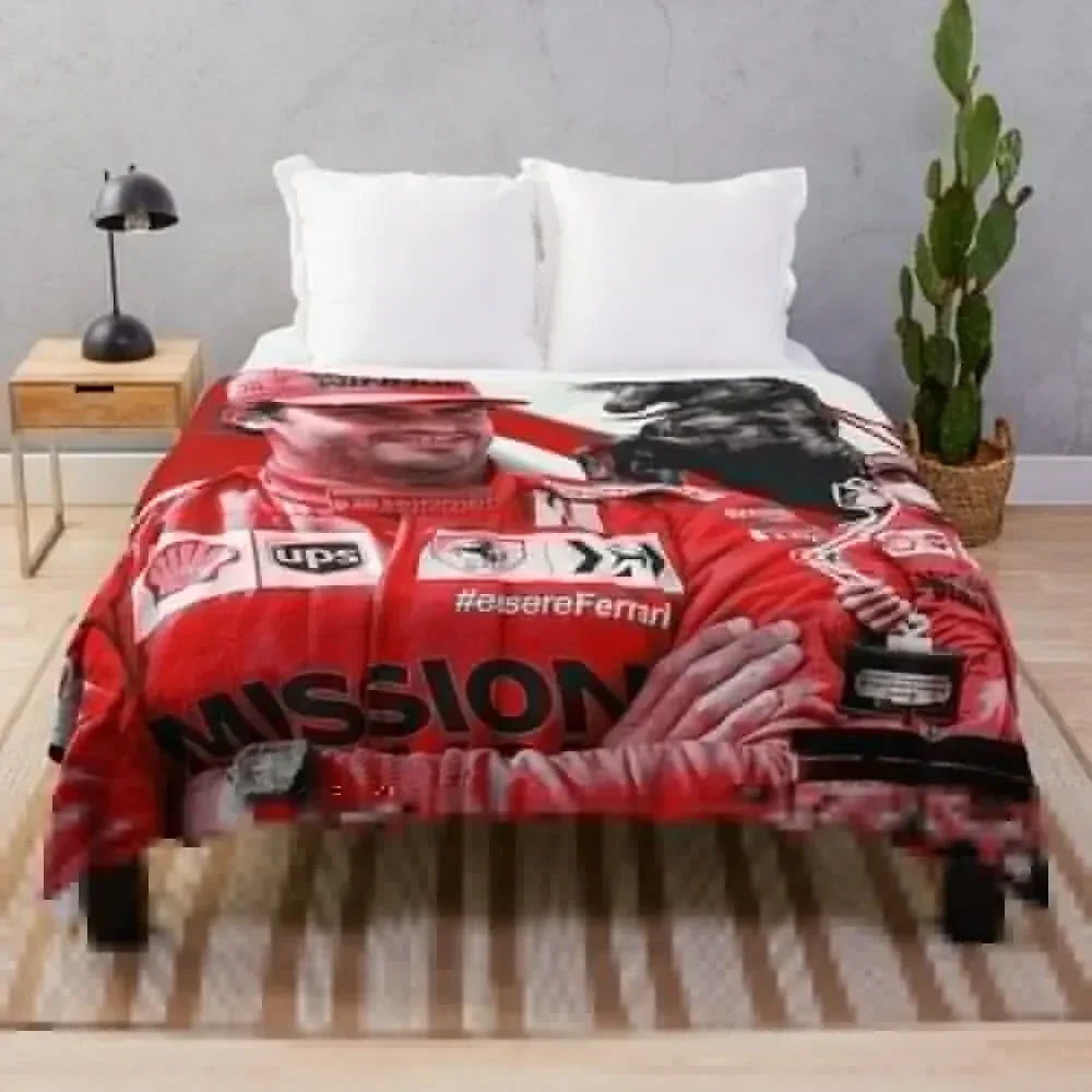 

C Sainz New Throw Blanket anime blankets ands Cute Flannel Fabric Blankets