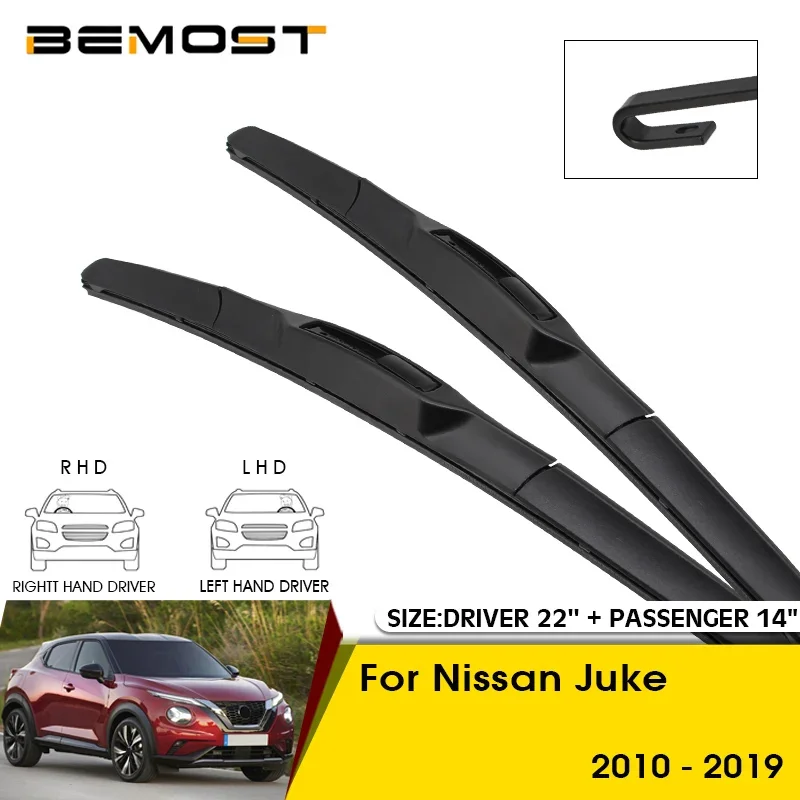 Car Wiper Blades For Nissan Juke 2010-2019 Windshield Windscreen Front Window Blades 22