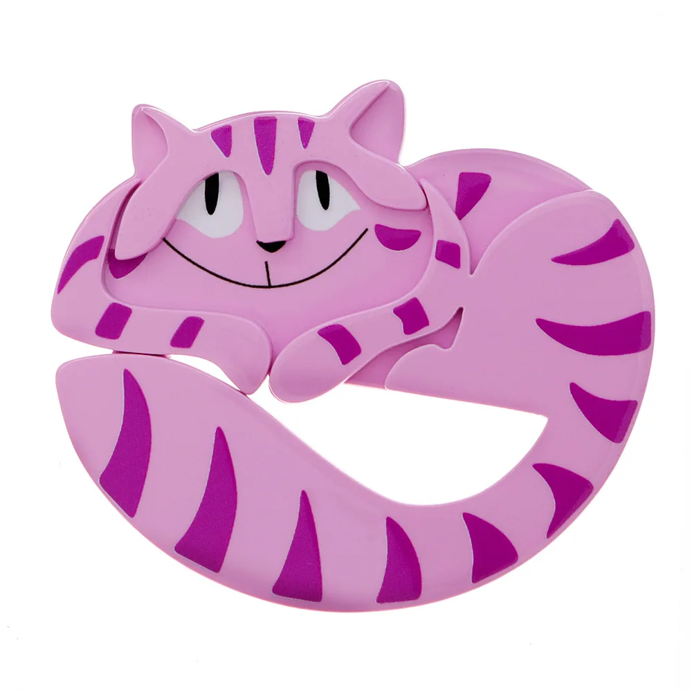 fashion acrylic pink cat brooch women\'s clothing accessories pins