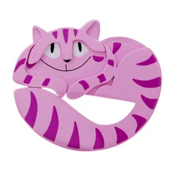 fashion acrylic pink cat brooch women's clothing accessories pins