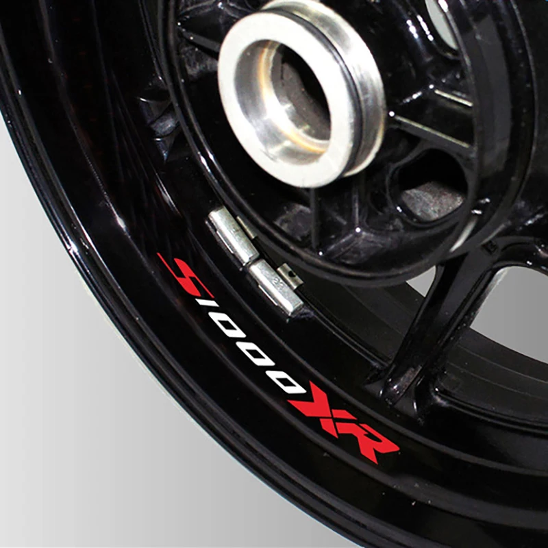 NEW For S1000XR s1000xr S 1000XR 8 x Motorcycle Inner Ring Wheel Sticker Decal Stripes Rim Tire Protection Stickers Waterproof