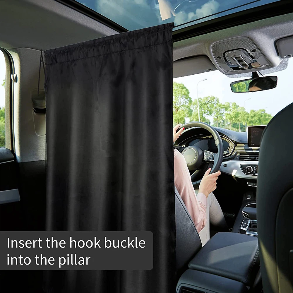 

Sun Protection Cover UV Protection Car Privacy Screen Curtains Waterproof Removable Car Rear Privacy Curtain for Auto Truck