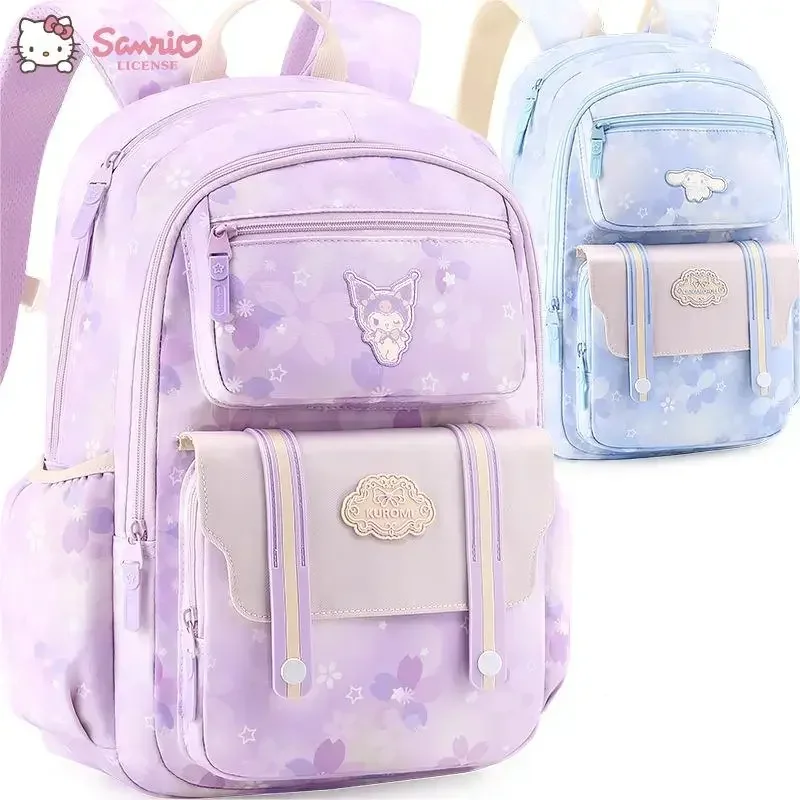 

Cartoon Anime Kuromi Cinnamoroll Backpack Mochilas Aestihic Lightweight and Large Capacity Korean-Style School Student Bag Gift